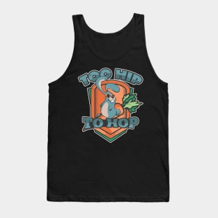 Easter Hip Hop Bunny Riding A Carrot Tank Top